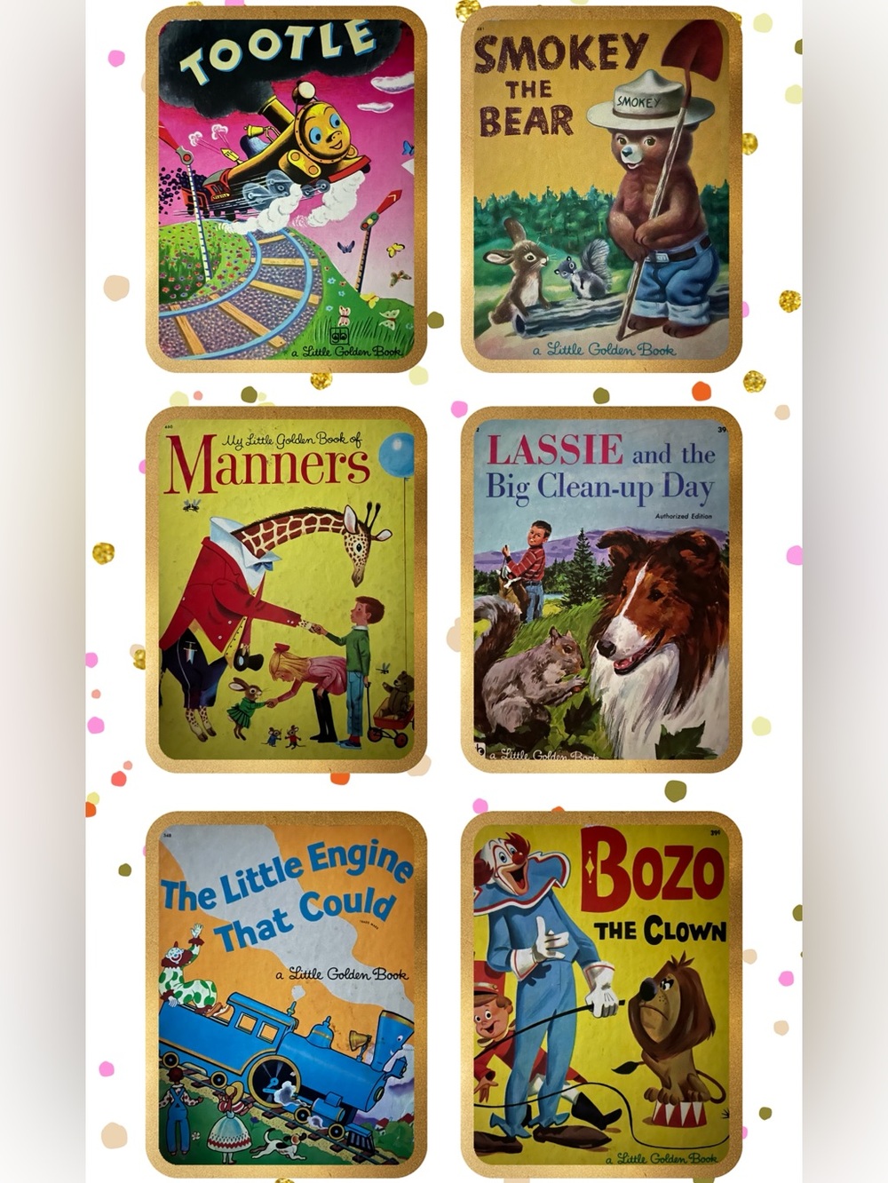Lil Golden Book Set of 6